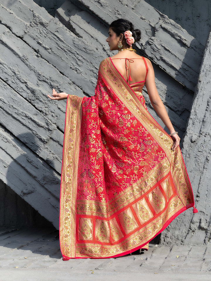 Plain Georgette Saree