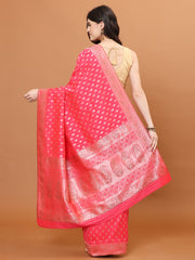 Stone Embroidery Banarasi Saree