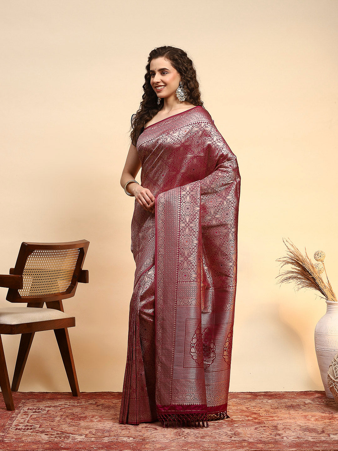 Woven Design Art Silk Saree