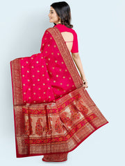 Zari Booti Art Silk Woven Saree