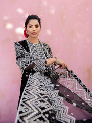 Printed Organza Semi Stitched Suit