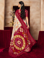 Printed Art Silk Saree
