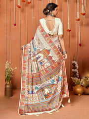 Printed Art Silk Saree
