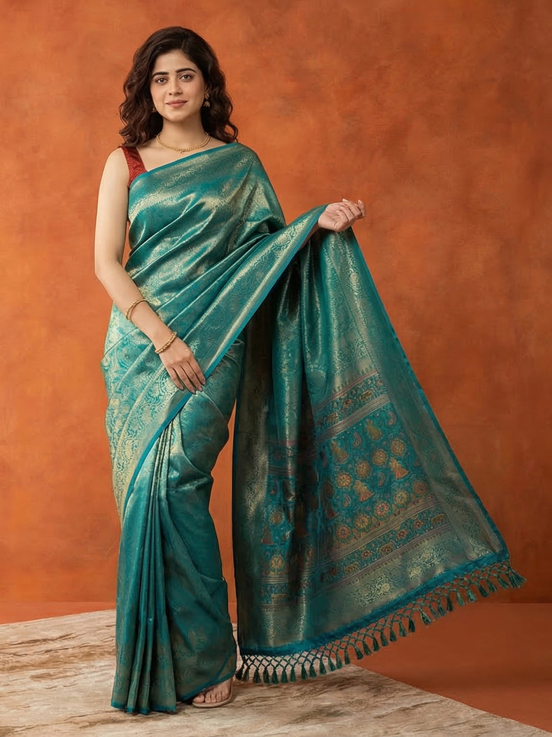 Woven Design Art Silk Saree