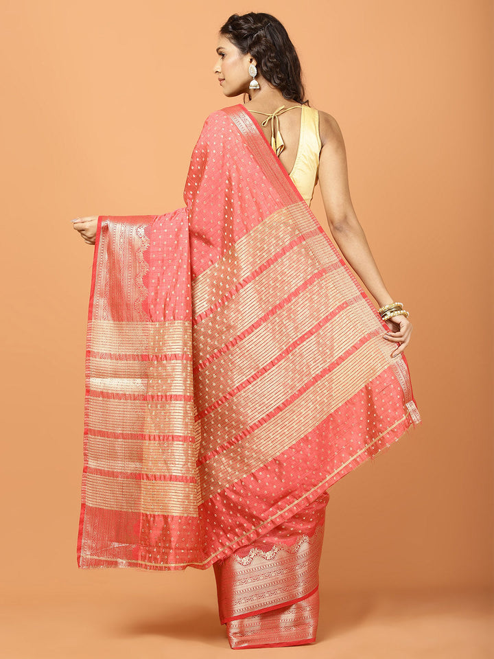Zari Border Woven Art Silk Saree