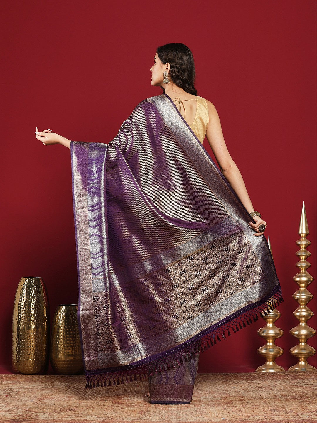 Woven Design Art Silk Saree
