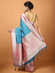 Stone Work Banarasi Woven Saree