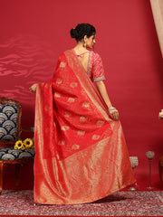Embroidered Banarasi Saree