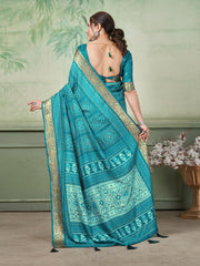 Printed Art Silk Saree