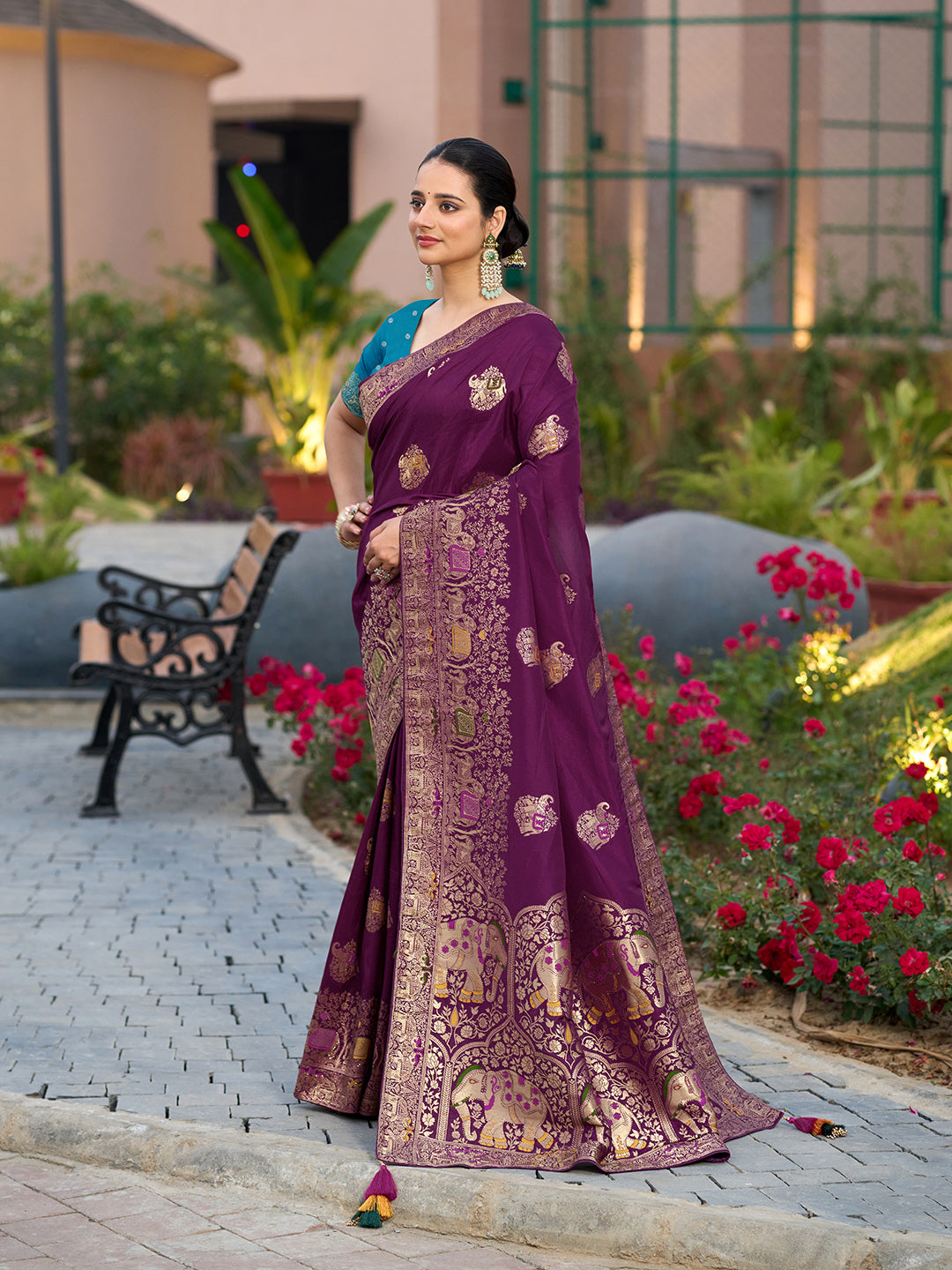 Woven Design Art Silk Saree