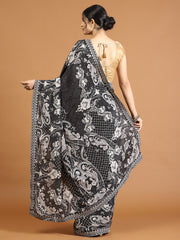 Digital Printed Crepe Saree