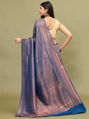 Zari Jaal Woven Handloom Saree