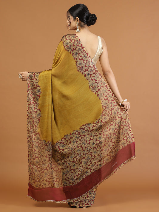 Digital Printed Georgette Woven Saree