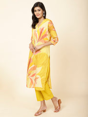 Printed Cotton Kurta Set