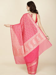 Zari Jaal Woven Cotton Saree