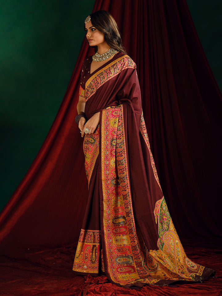 Printed Art Silk Saree