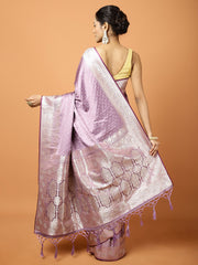 Stone Work Banarasi Woven Saree