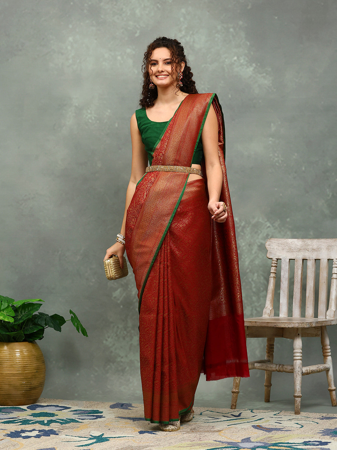 Wovn Border Art Silk Saree
