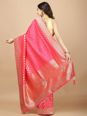 Stone Booti Banarasi Woven Saree