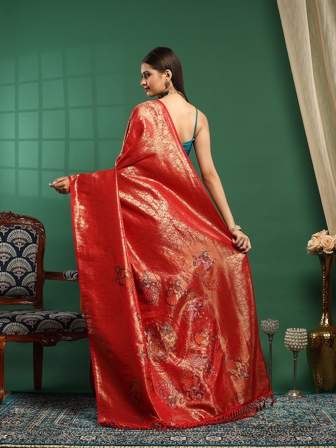 Woven Design Art Silk Saree