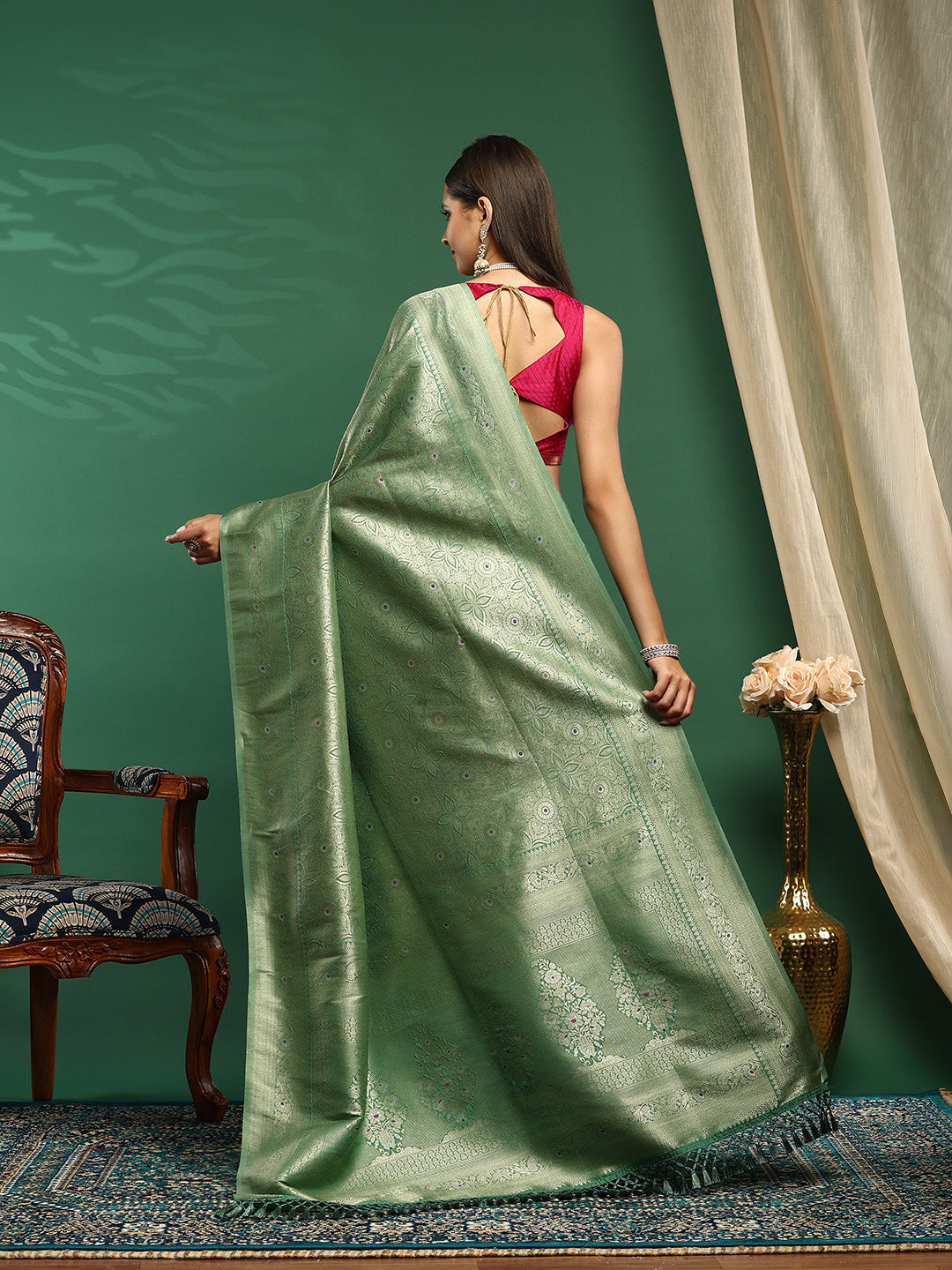 Woven Design Art Silk Saree