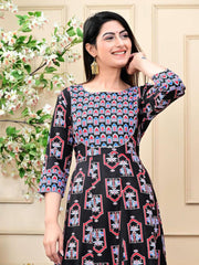Printed Cotton Blend Kurta