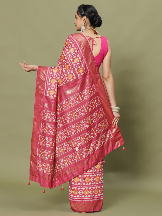 Patola Printed Art Silk Saree