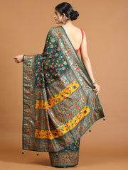 Digital Floral Print Crepe Saree