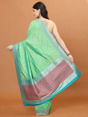 Stone Embroidery Banarasi Saree