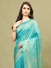 Zari Jaal Woven Handloom Saree