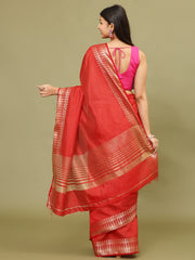 Zari Border Woven Handloom Saree