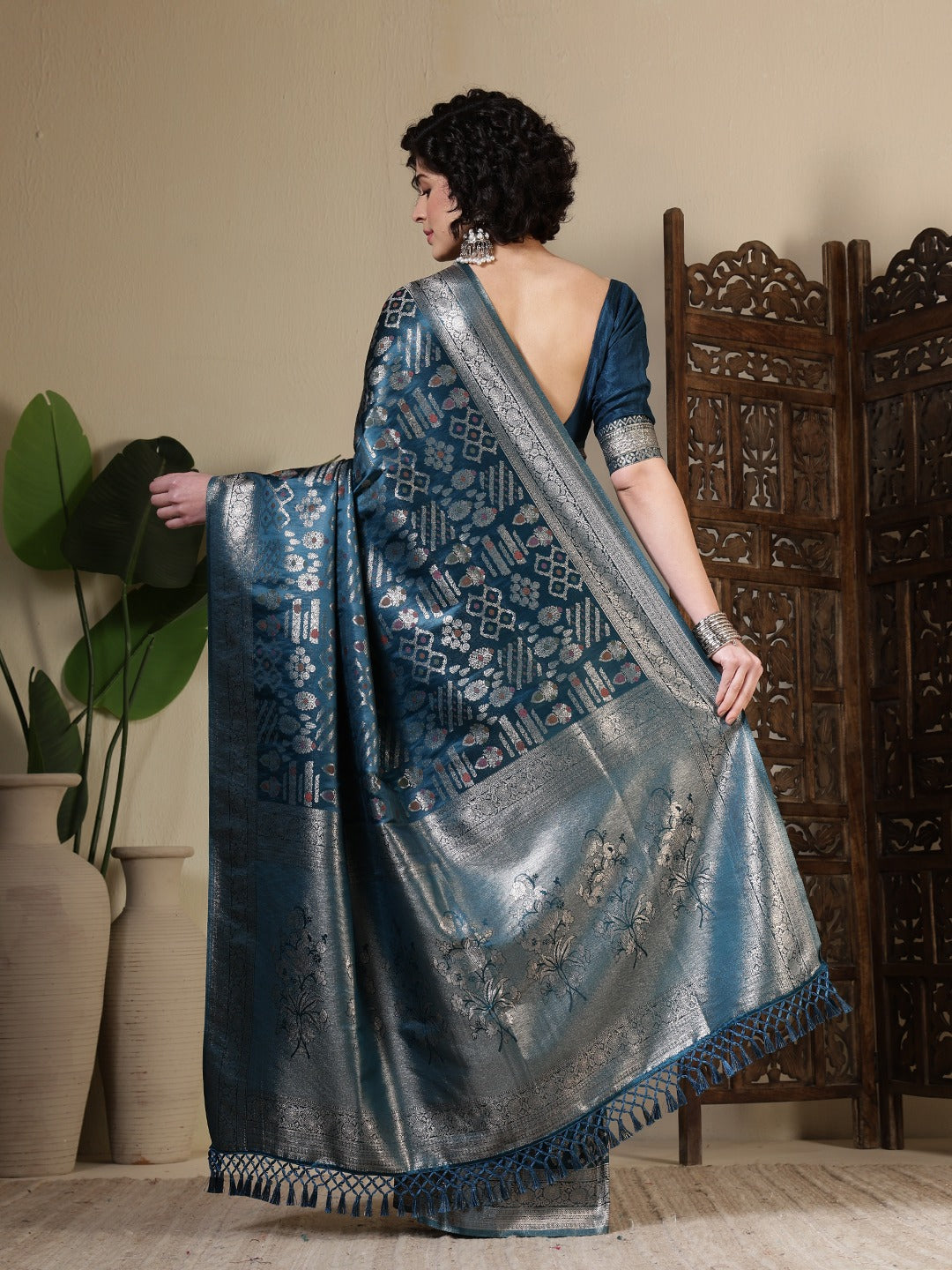 Woven Design Art Silk Saree
