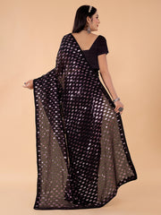 Embroidered Georgette Saree