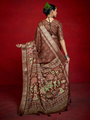 Printed Art Silk Saree