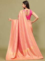 Zari Jaal Woven Handloom Saree