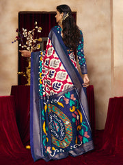 Printed Art Silk Saree