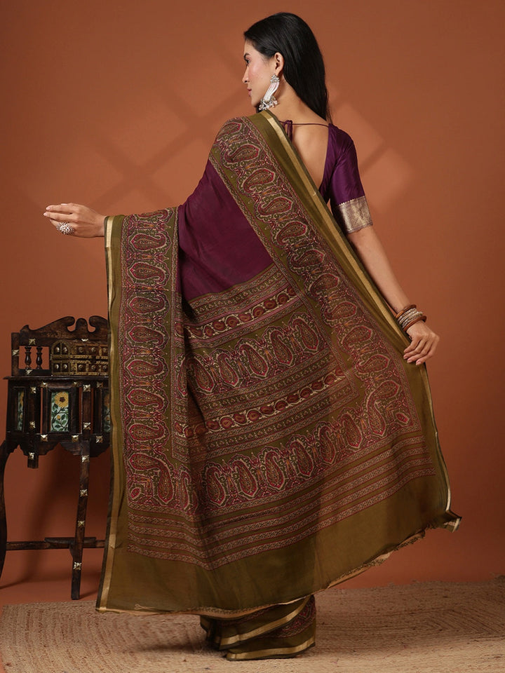 Printed Art Silk Saree