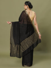 Stone Work Art Crepe Saree