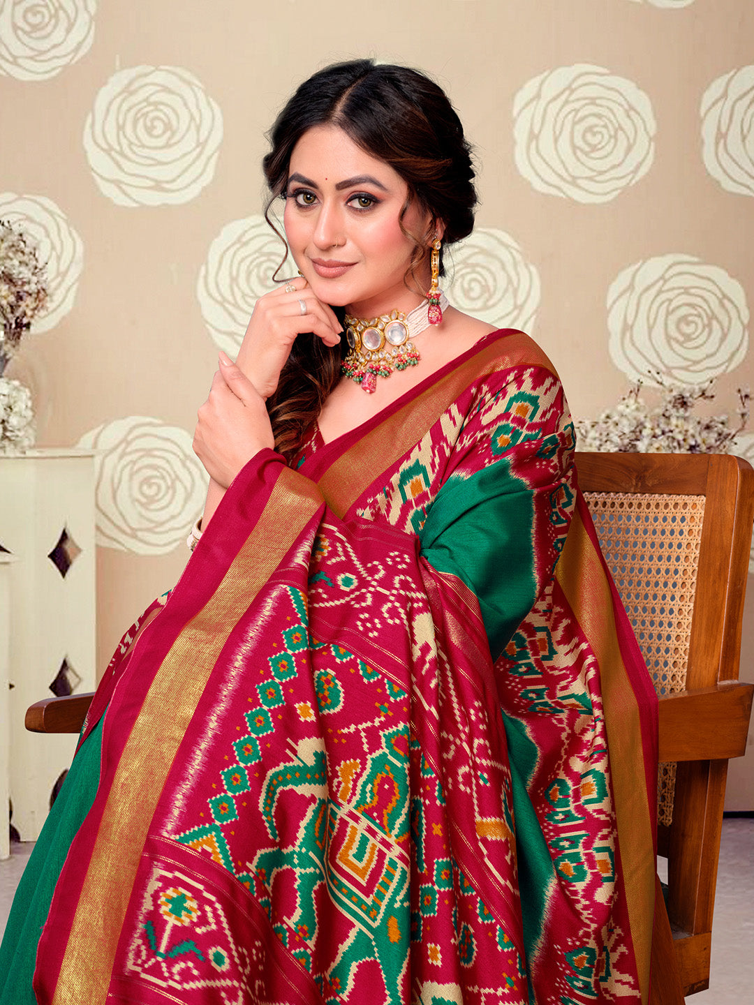Printed Art Silk Saree