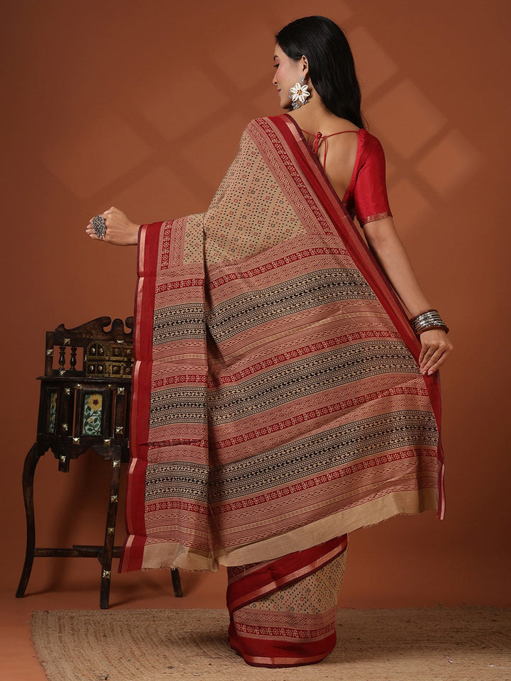 Digital Printed Art Silk Saree