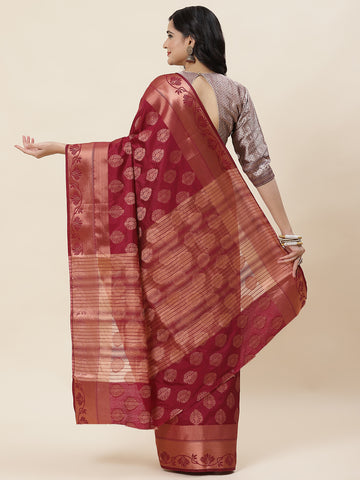 Zari Border Woven Handloom Saree