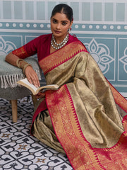 Woven Design Art Silk Saree