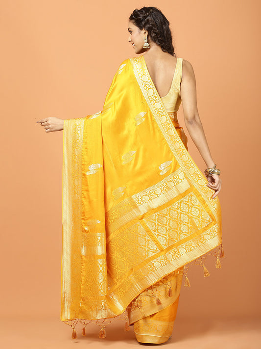 Zari Booti Woven Art Silk Saree