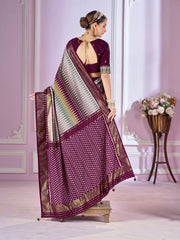 Digital Printed Art Silk Saree