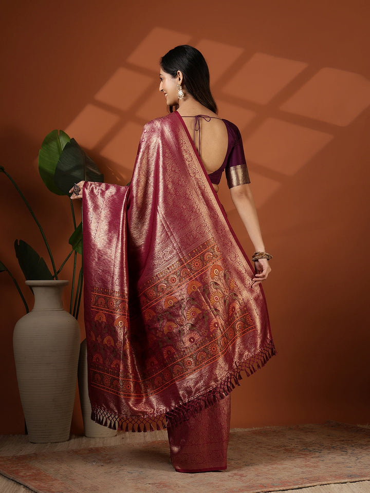 Woven Design Art Silk Saree
