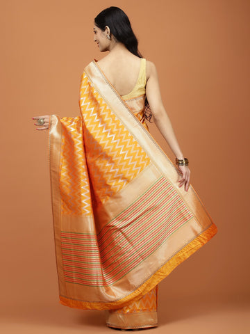 Stone Embroidery Banarasi Saree