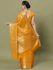 Zari Jaal Woven Crepe Saree