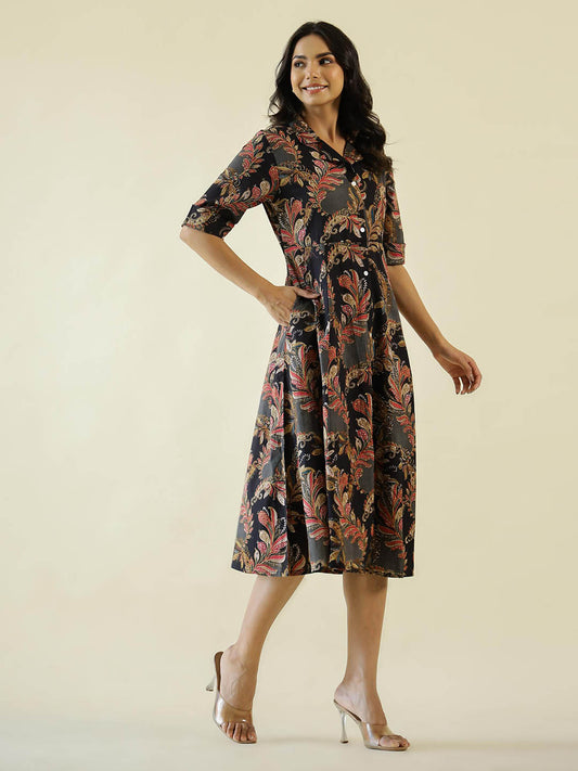 Printed Cotton Dress