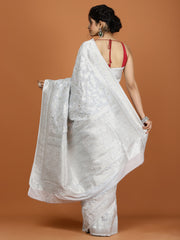 Khaddi Woven Art Silk Saree