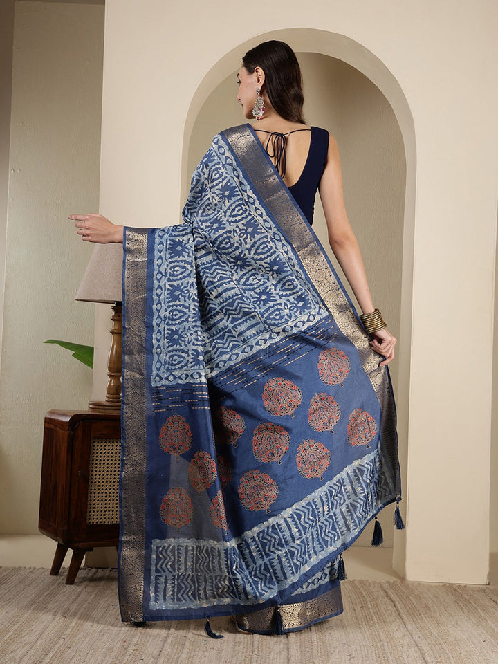 Digital Printed Art Silk Saree
